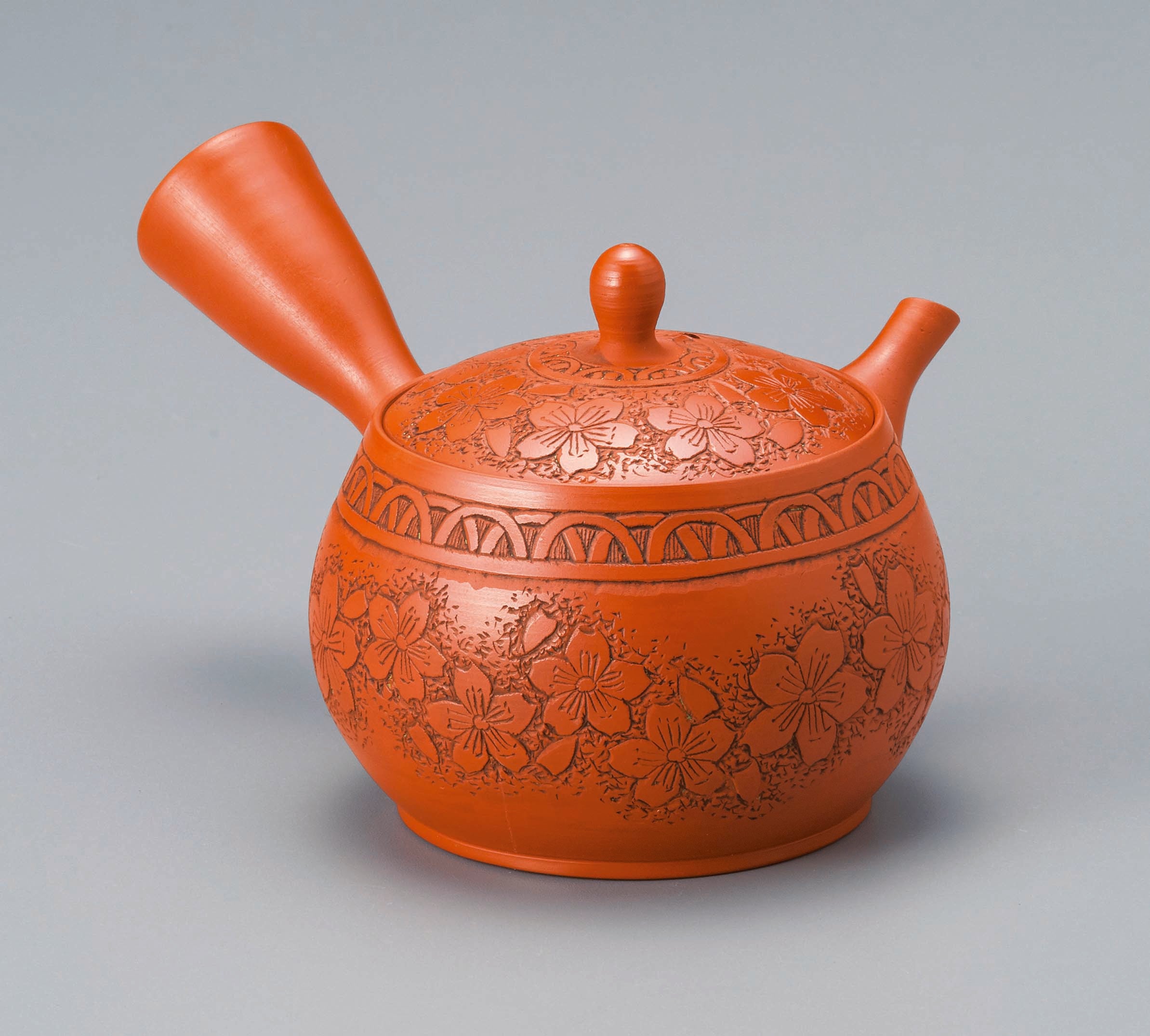 中国 紅泥急須 詩文彫 在銘 茶器 送料込み1225 中国 紅泥急須 詩文彫