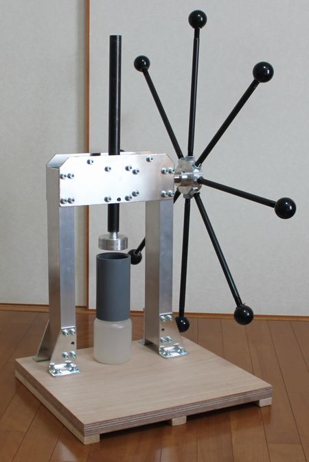 菌糸プレス機 菌糸ビン カブト クワガタ菌糸瓶用 プレス機 菌糸プレス