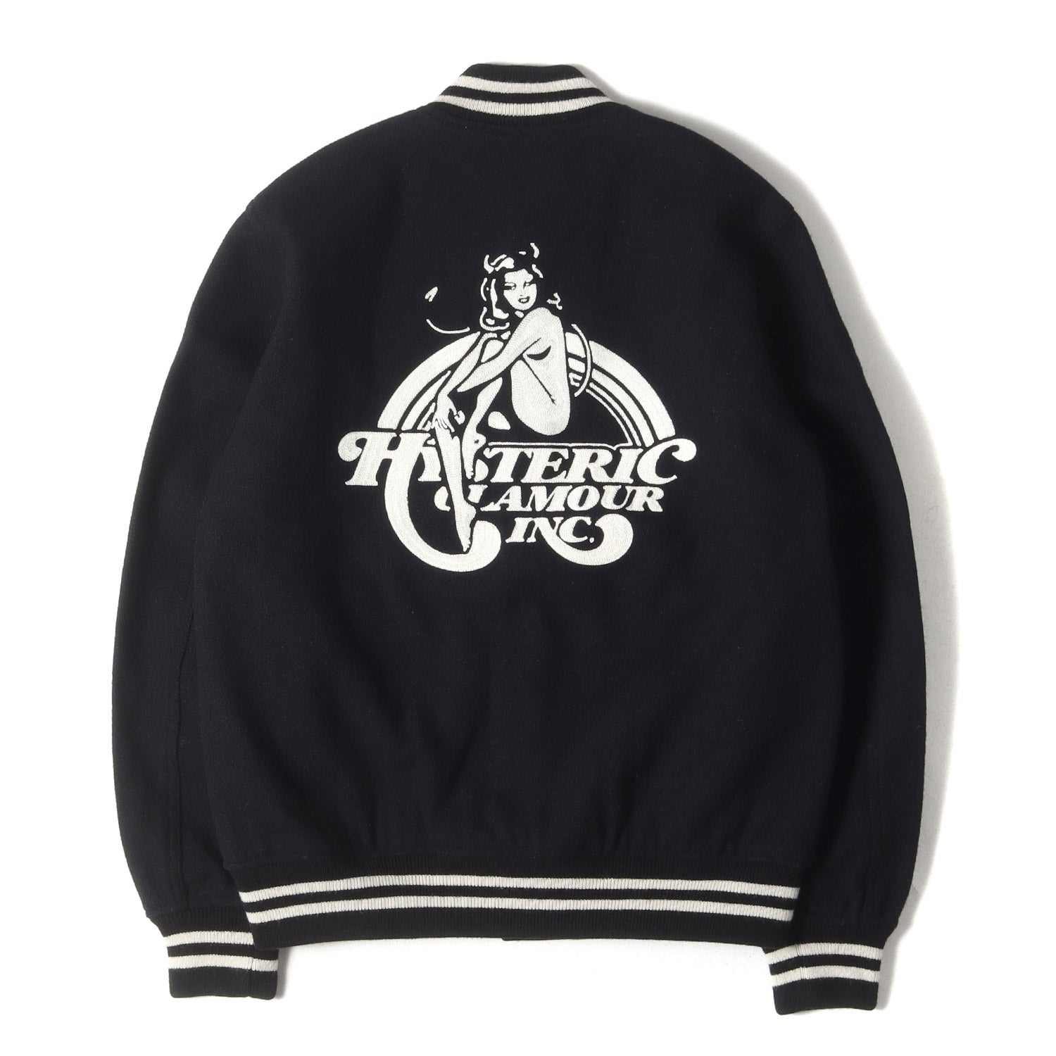 ヒステリックグラマー レザーグローブ スタッズ 黒 ヒステリック