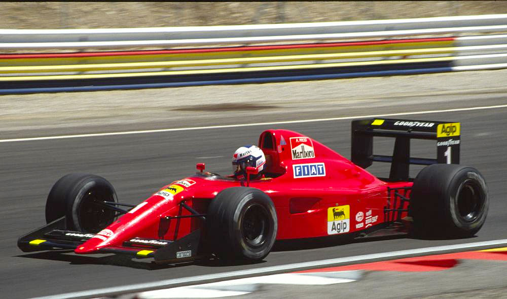 フェラーリ 641/2 鈴鹿GP アラン・プロストの生写真 フェラーリ 641/2