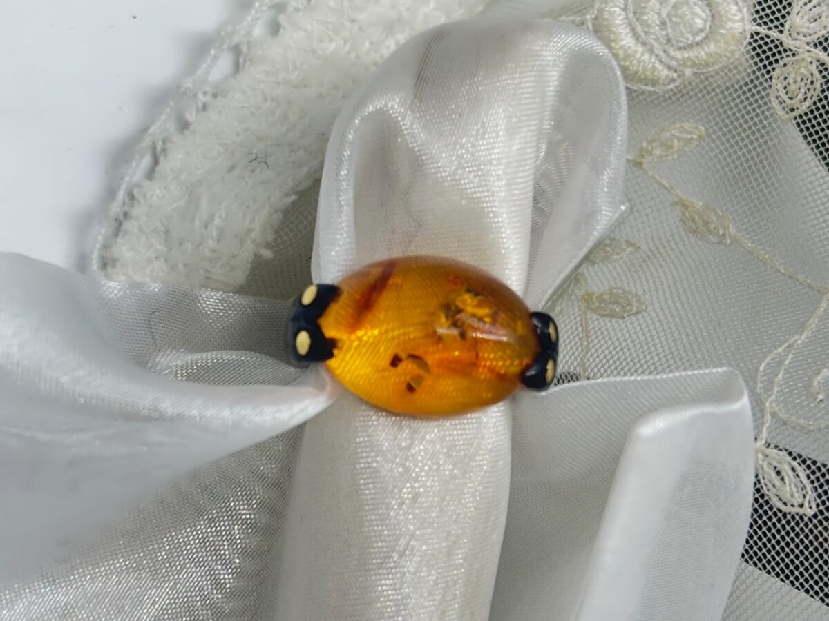 本鼈甲琥珀コンビリング - 琥珀アクセサリー・ジュエリー専門店｜有限