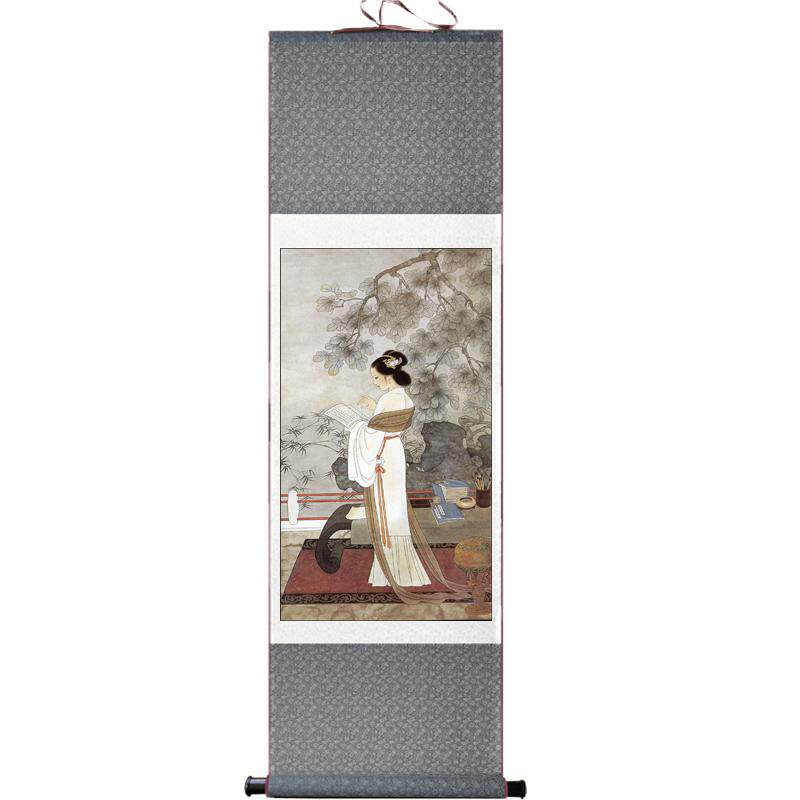 中国書画 巻物2点まとめ〈古美術風 インテリア〉 最新 真作 収集家宅