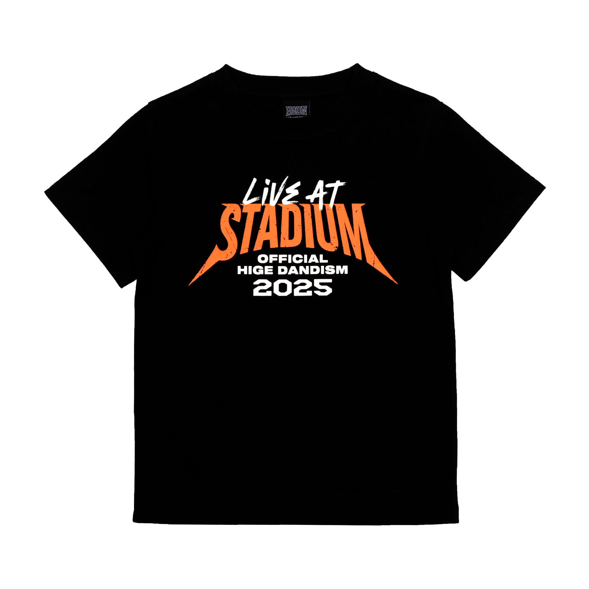 STADIUM Tシャツ ブラック KIDS（130） – Official髭男dism ONLINE STORE