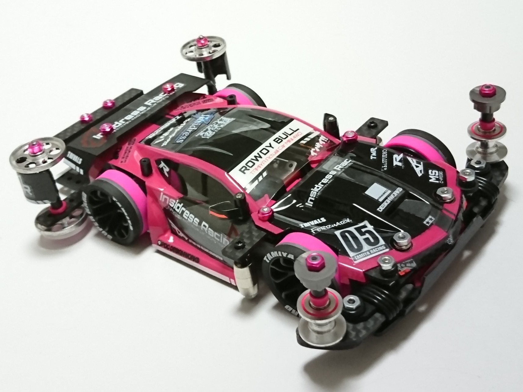 ミニ四駆完成品 MSフレキ ラウディーブル MSフレキミニ四駆完成品と