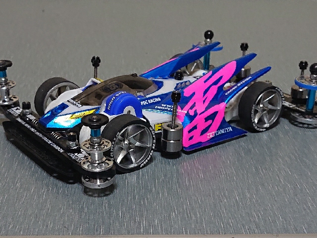 ミニ四駆 サンダーショットMk.II クリアボディ 正規品・塗装済