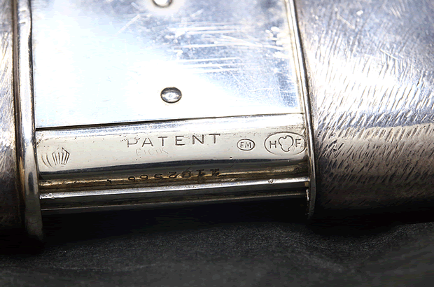 モバード MOVADO トラベルクロック エルメト 銀無垢 シルバー935 手巻き