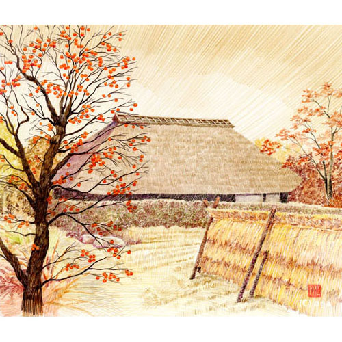 AUTUMN | 風景色_色鉛筆画ギャラリー