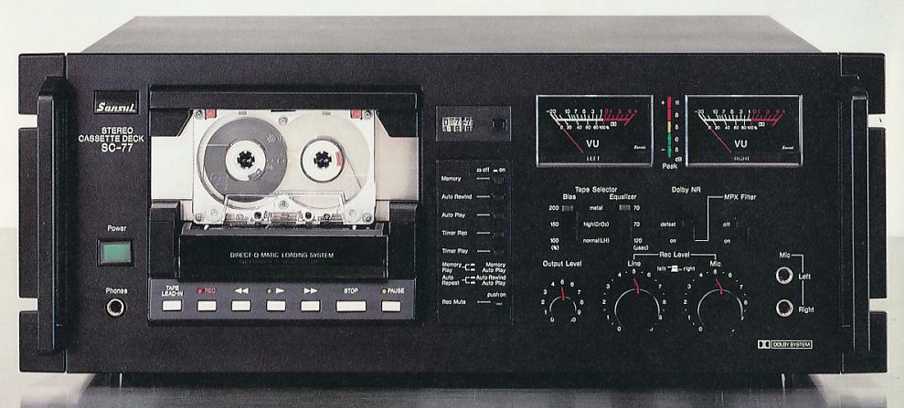 カセットデッキ サンスイ DX_701/705 2台 カセットデッキ サンスイ