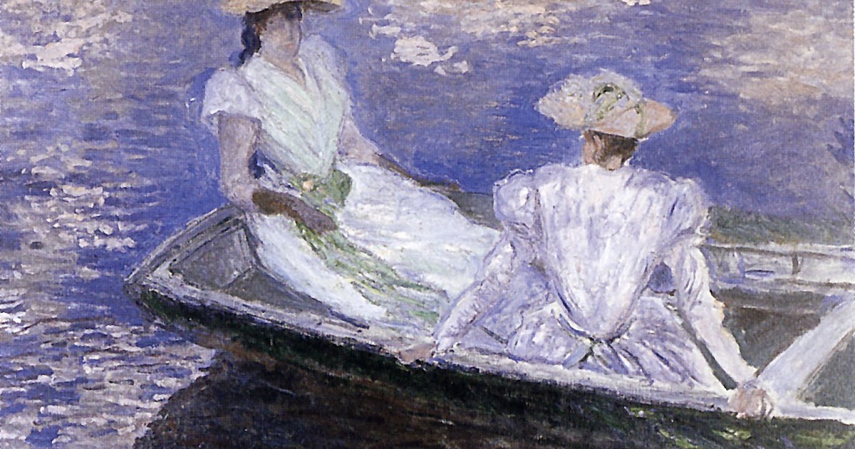 国立西洋美術館 鉄製 メタル カード モネ 舟遊び （部分） 国立西洋