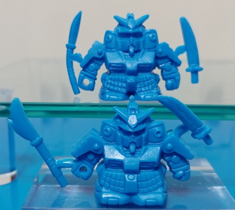 ガン消し 武者ガンダムのオリジナルとベストセレクションの(R)との