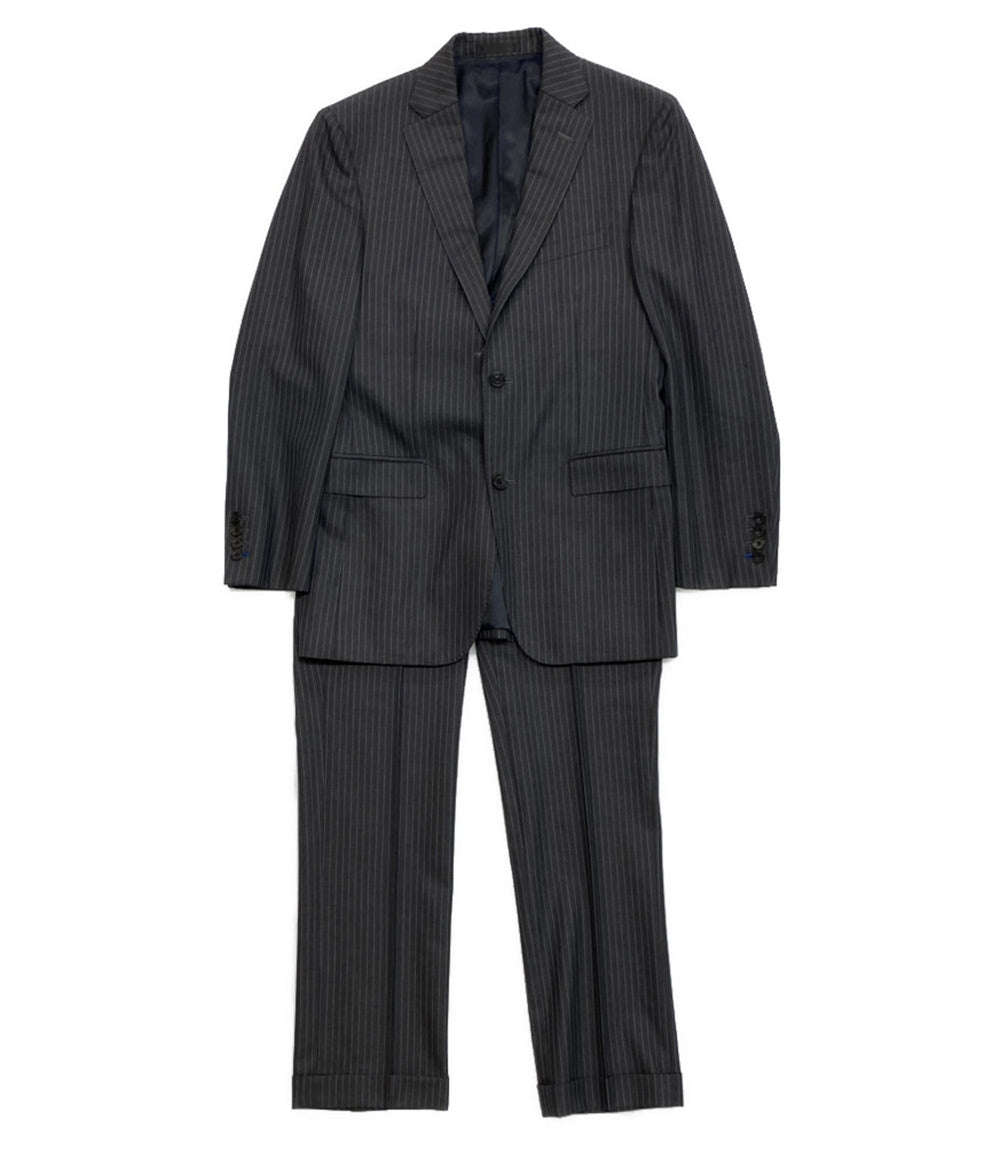 BURBERRY BLACK LABEL ウールスーツ セットアップ ストライプ メンズ