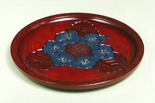 鎌倉彫 浩湖堂 足付皿 商品詳細 鎌倉彫通販の鎌倉彫どっとコム 浩湖堂