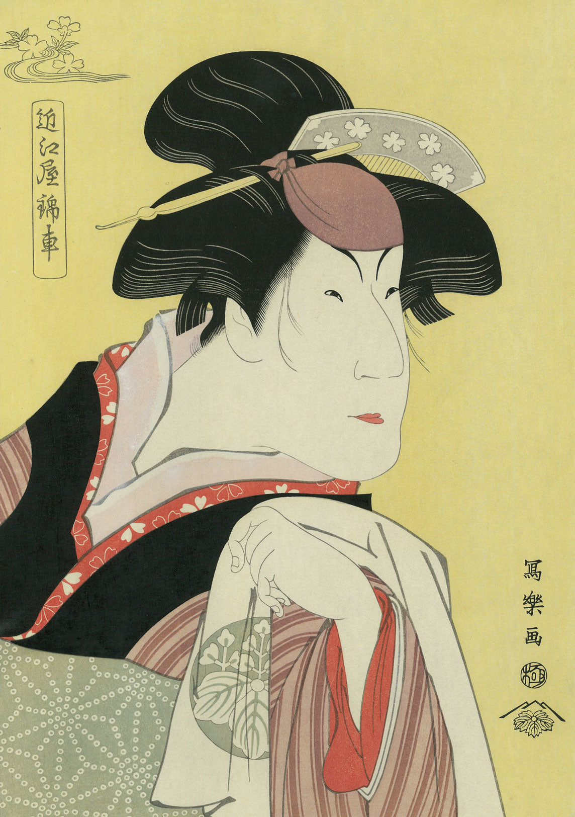 Toshusai Sharaku（東洲斎写楽） 東洲斎写楽「近江屋錦車 （中山富三郎