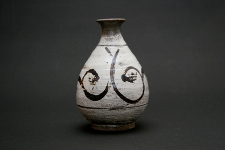 須賀保仲 織部 隅切四方 ぐい呑み 須賀保仲 織部 隅切四方 ぐい呑み