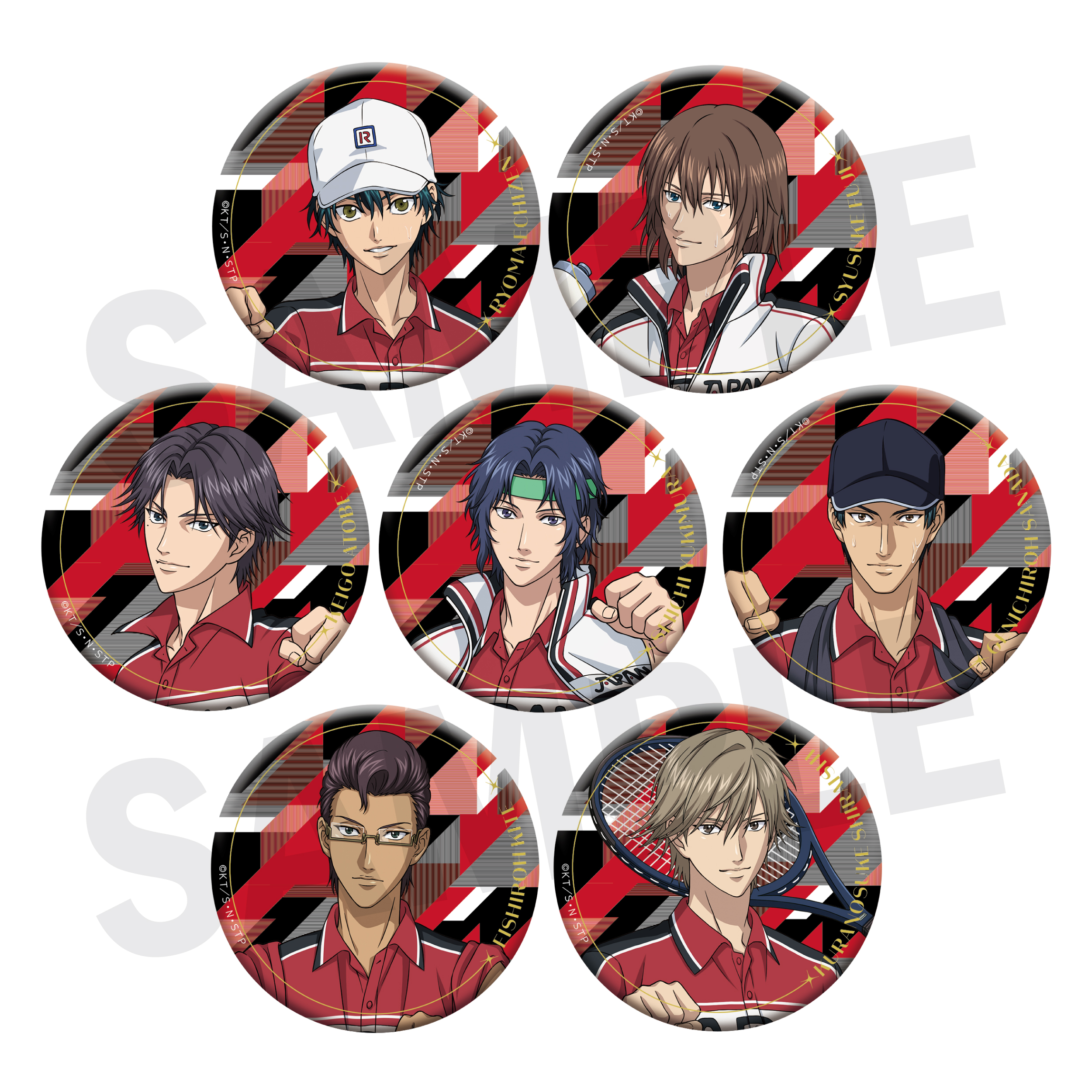 新テニスの王子様 おでかけ 缶バッジ ジャンプフェスタ 忍足侑士 楽天