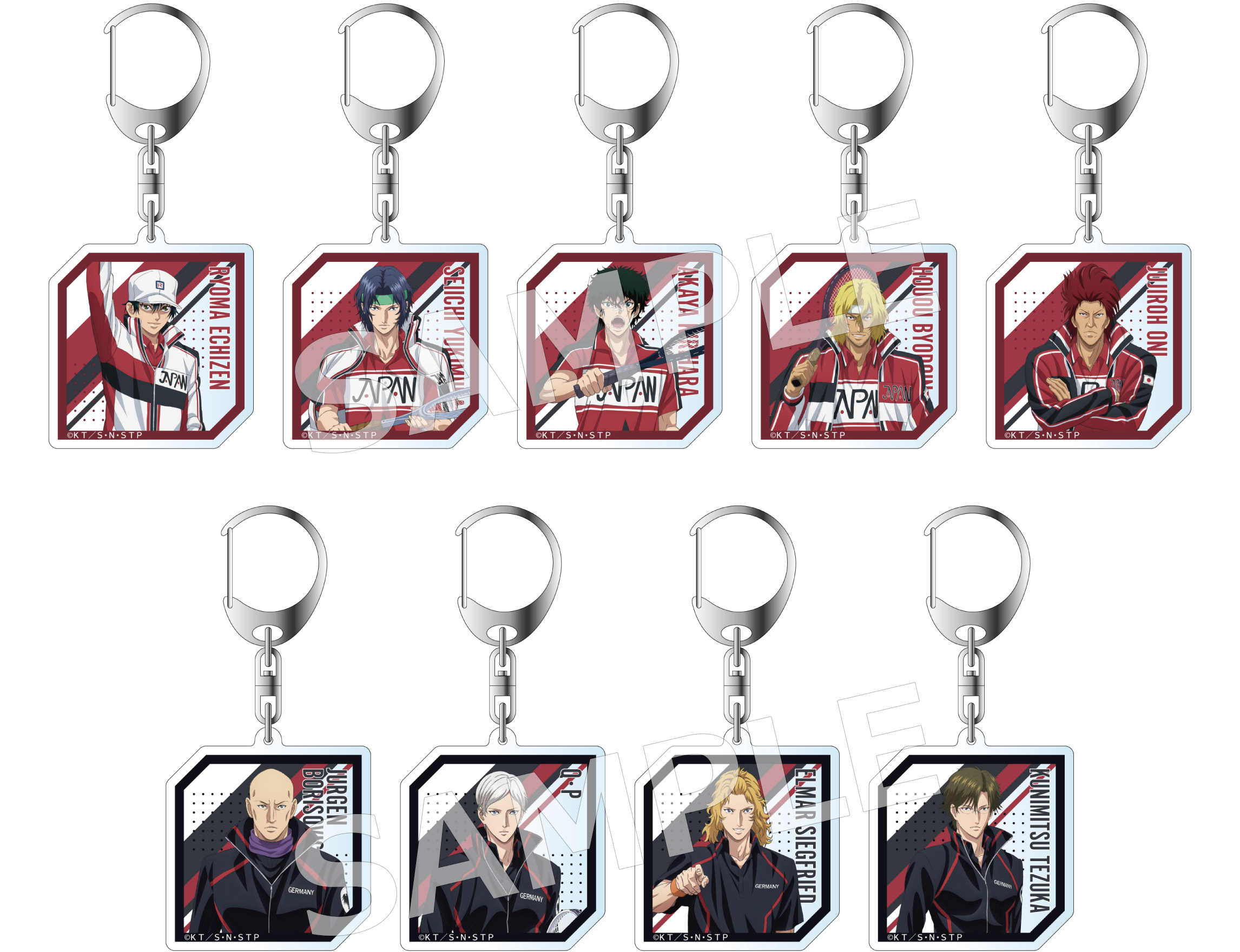 新テニスの王子様genius10 ジーニアス10ピンズ 7種類セット