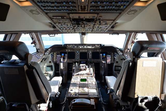 注文 日本航空 JET STREAM B-747 cockpit 日本航空 JET STREAM B-747