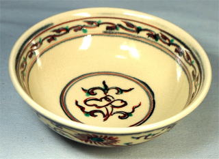 茶道具 茶碗 安南￼茶碗(写) 14代 永楽 妻 悠妙全 造 共箱