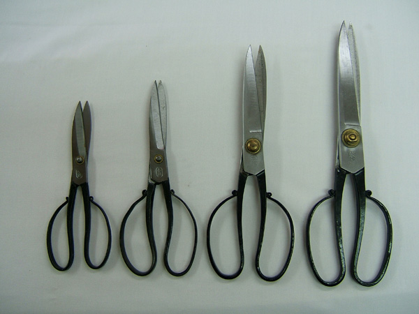 商品 ＞ 鋏 ＞ 本種子鋏（石：浪）4本セット 種子鋏 本種子鋏 骨董