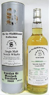 モルトウィスキー 『モートラック 2009y 』 12年 シグナトリー