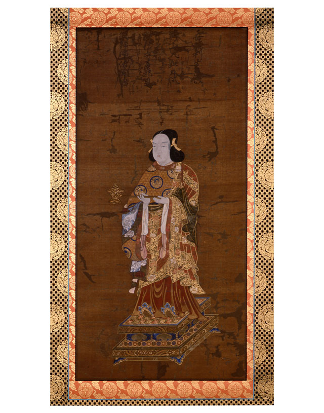 2 聖徳太子行脚像/掛軸/絹本/縁起物 第二十二回 太子像 | アラコッコー