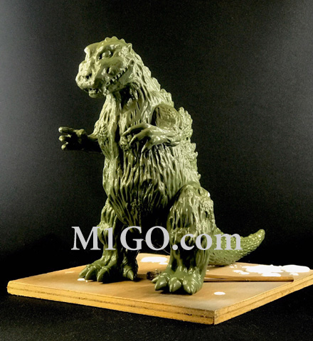 m1号 雛形ゴジラ 未塗装 モスグリーン 未開封 マーミット m1号 雛形