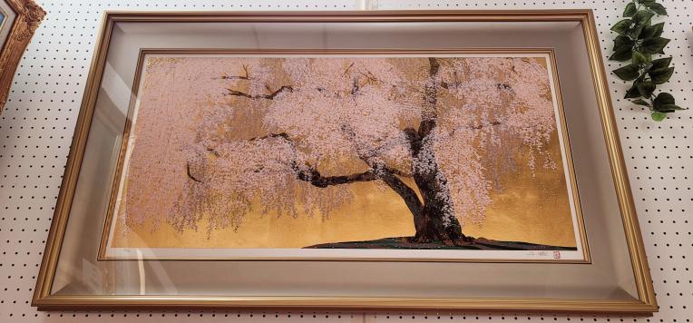 私を忘れないで。」花言葉 優美な女性 中島千波シルクスクリーン版画