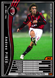 アンドレア・ピルロ | WCCF カードデータ詳細