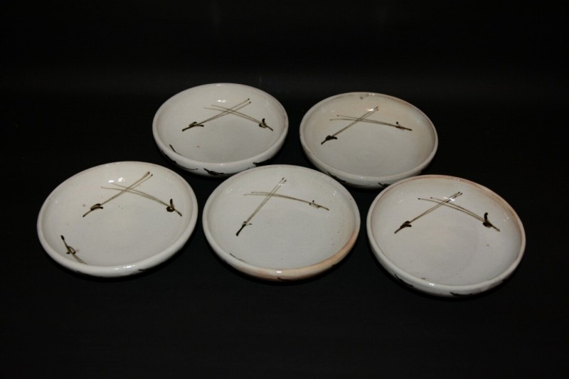 絵唐津向付 小鉢 鏡山窯 井上東也 8800円 古物 美術工芸備前 和食器と