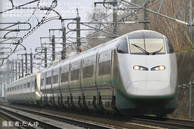 JR東】E2系J66編成(200系カラー)+E3系L65編成(なつかしのシルバー