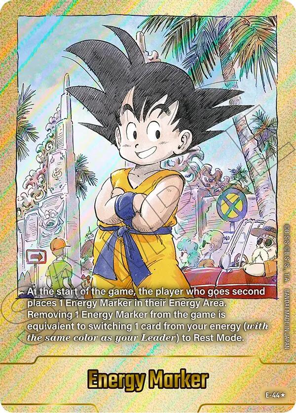 Energy Marker (E-44) (Gold) - Fusion World Energy Markers - Dragon