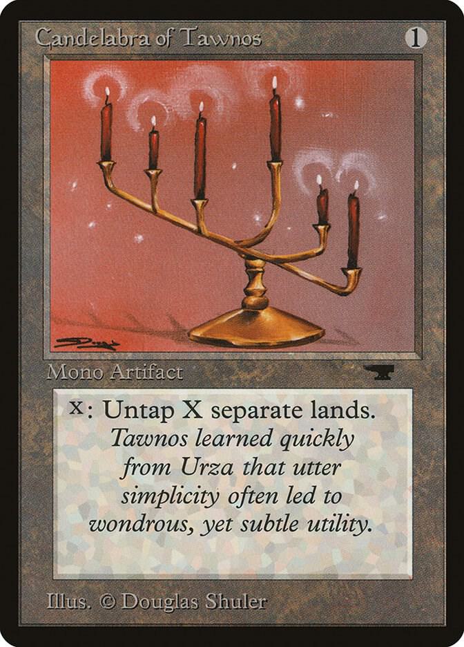 Candelabra of Tawnos MTG プレイマット サイン入り Candelabra of