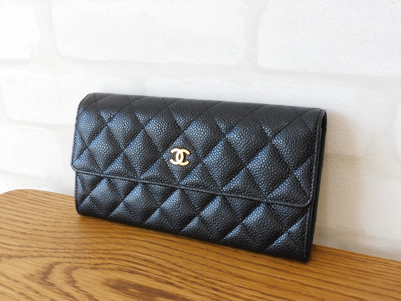 シャネル キャビアスキン マトラッセ 長財布｜郡山のまじめな買取専門