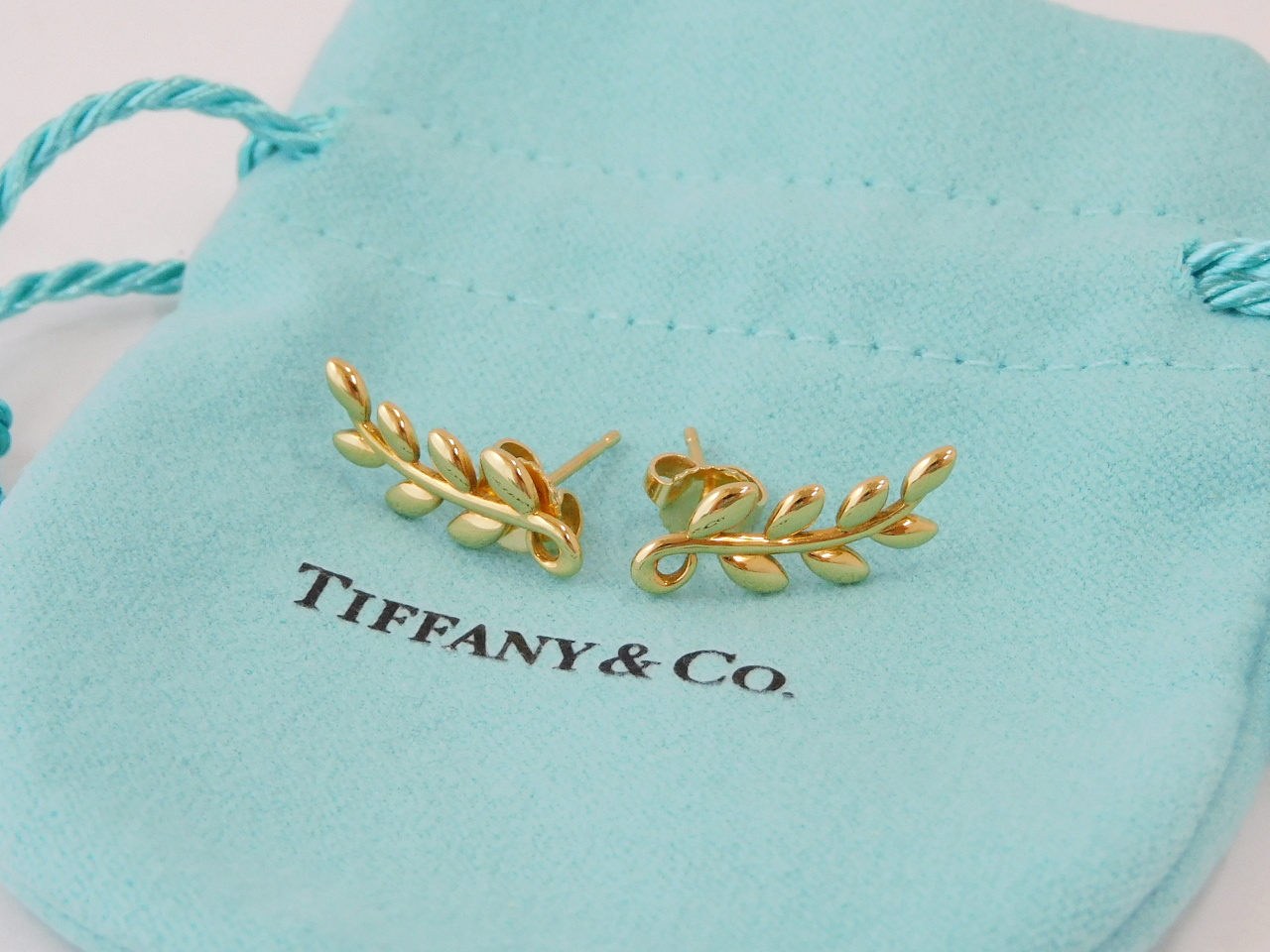 ティファニー オリーブリーフクライマー ピアス｜郡山のまじめな買取