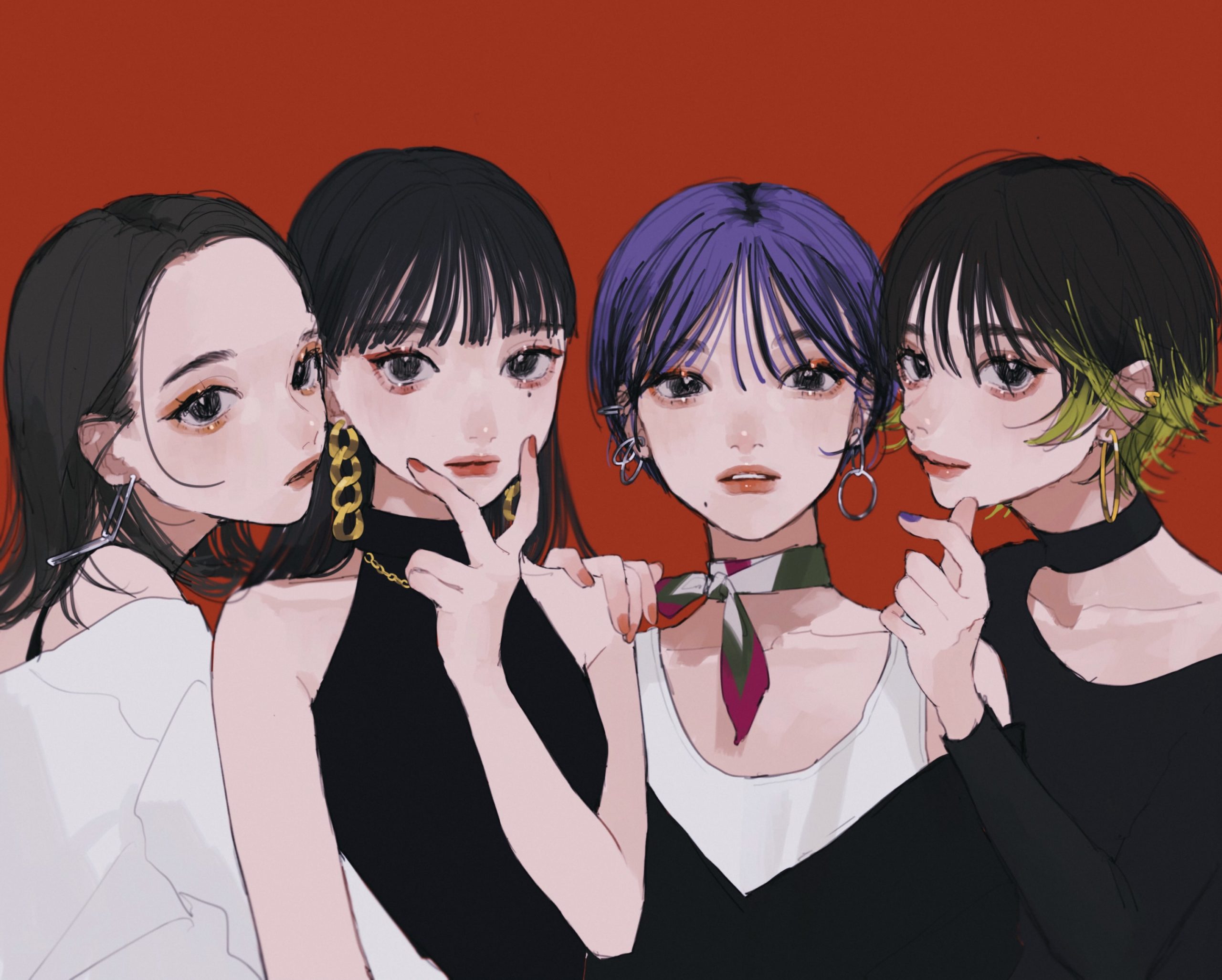 Tamimoon 2人 エディション10 サイン入り キャンバス・UVプリント