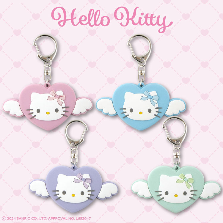 エンジェルキティ ピンク 本 缶 物入れ チャーミー 天使 ストライプ