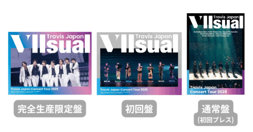 LIVE Blu-ray&DVD「Travis Japan Concert Tour 2025 VIIsual