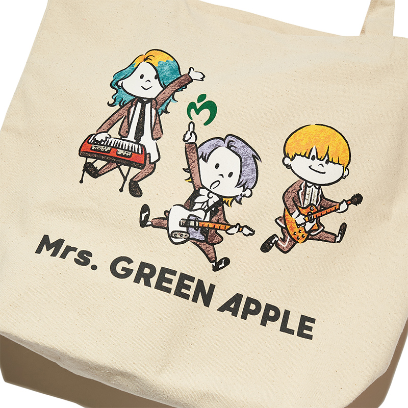 Mrs. GREEN APPLE トートバッグ ゼンジン ミセス Mrs. GREEN APPLE