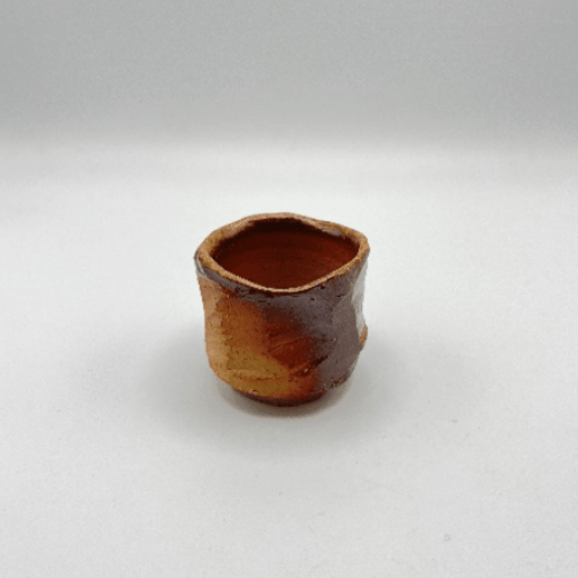 備前焼】窯変ぐい呑 作家：御幡康照