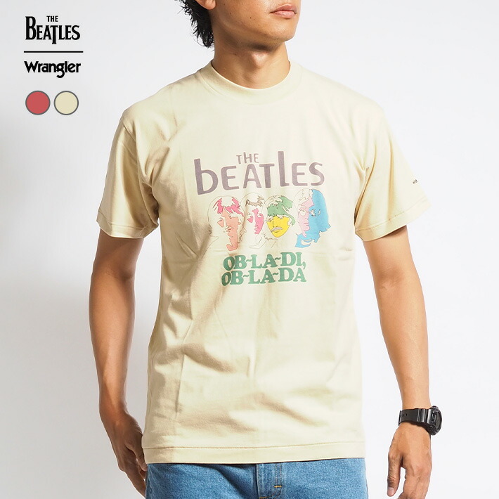 楽天市場】WRANGLER×THE BEATLES ビートルズコラボ Tシャツ 半袖