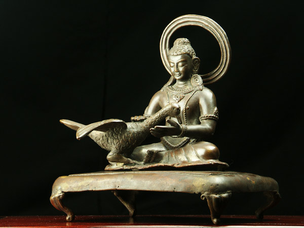 天鉄 チベット インド大鵬鳥神 ミニ仏像 仏像 大鵬金翅鳥 高さ7.2cm