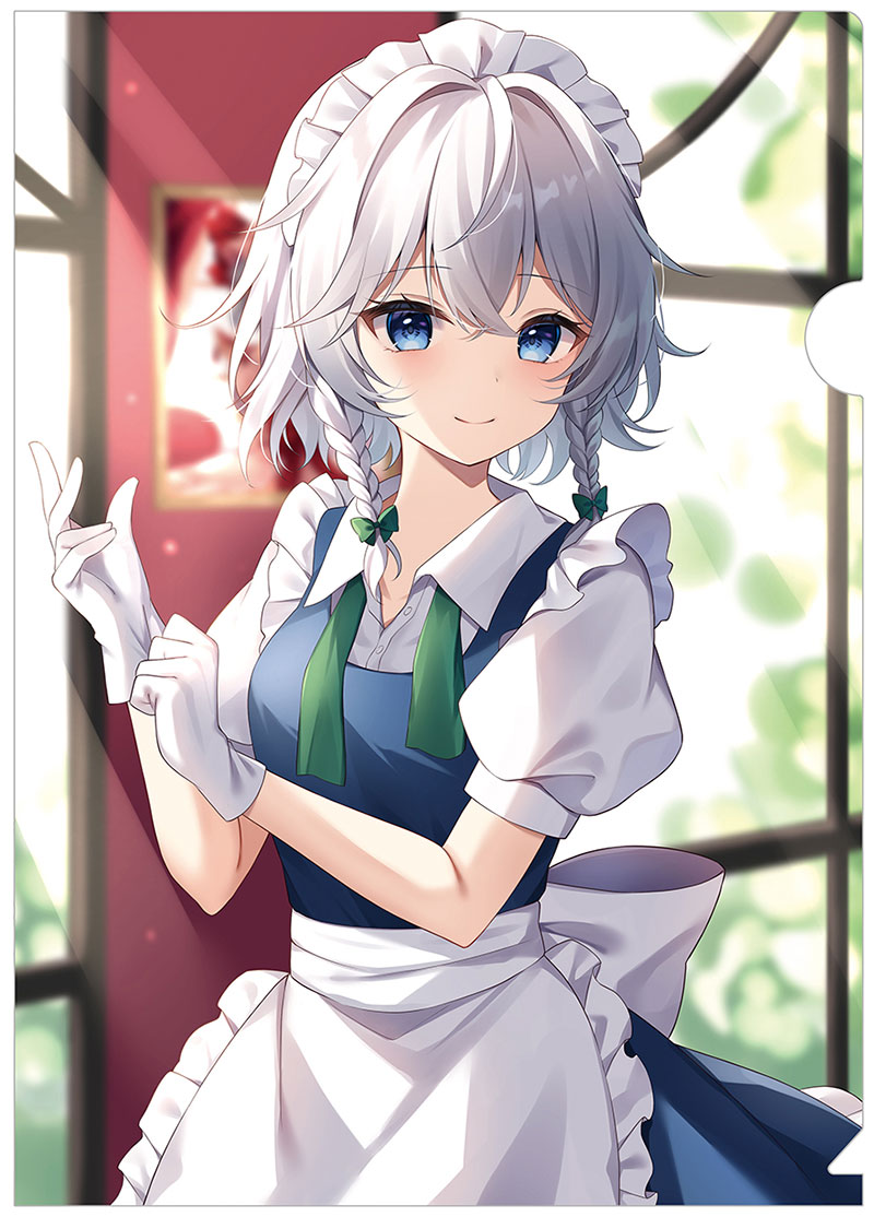 東方project 咲夜 水着 美少女 クリアファイル VZ20 東方project 咲夜