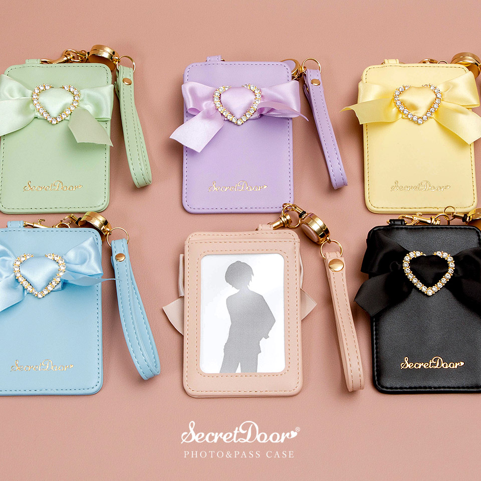 楽天市場】サテンリボン チェキケース パスケース 定期入れ カード入れ