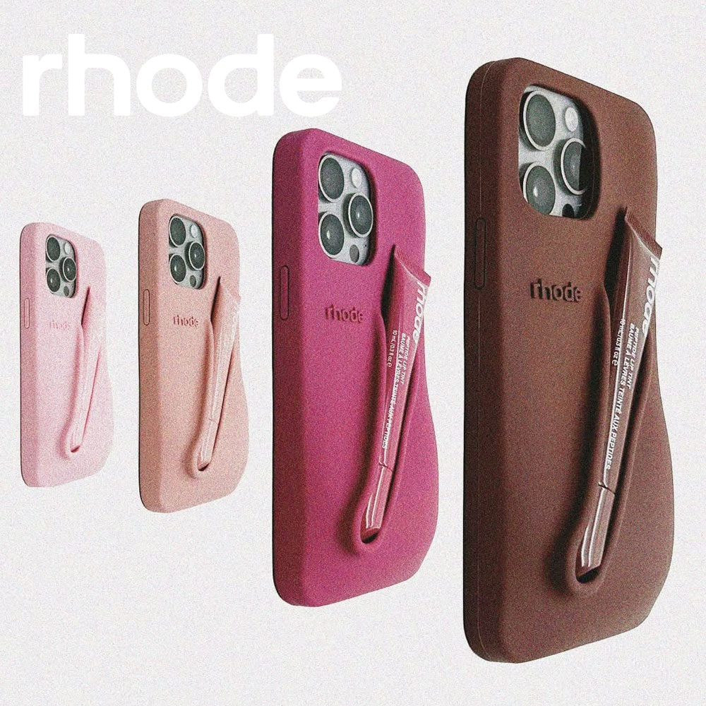 全機種対応】rhode iPhoneケース salty tan リップ付き 【全機種対応