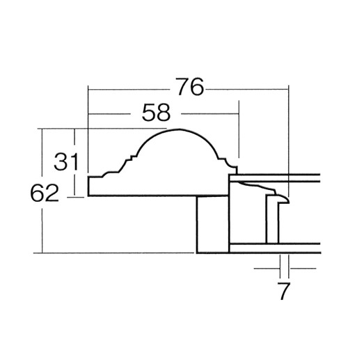 楽天市場】油彩額縁 9259N F4 号(333×242) （アクリル仕様・木製・油絵
