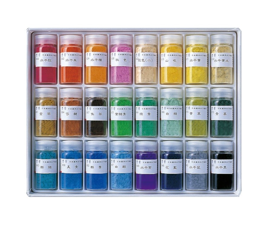 日本画用絵具セット 30色以上 Amazon | 吉祥 日本画用絵具 岩絵具 30色