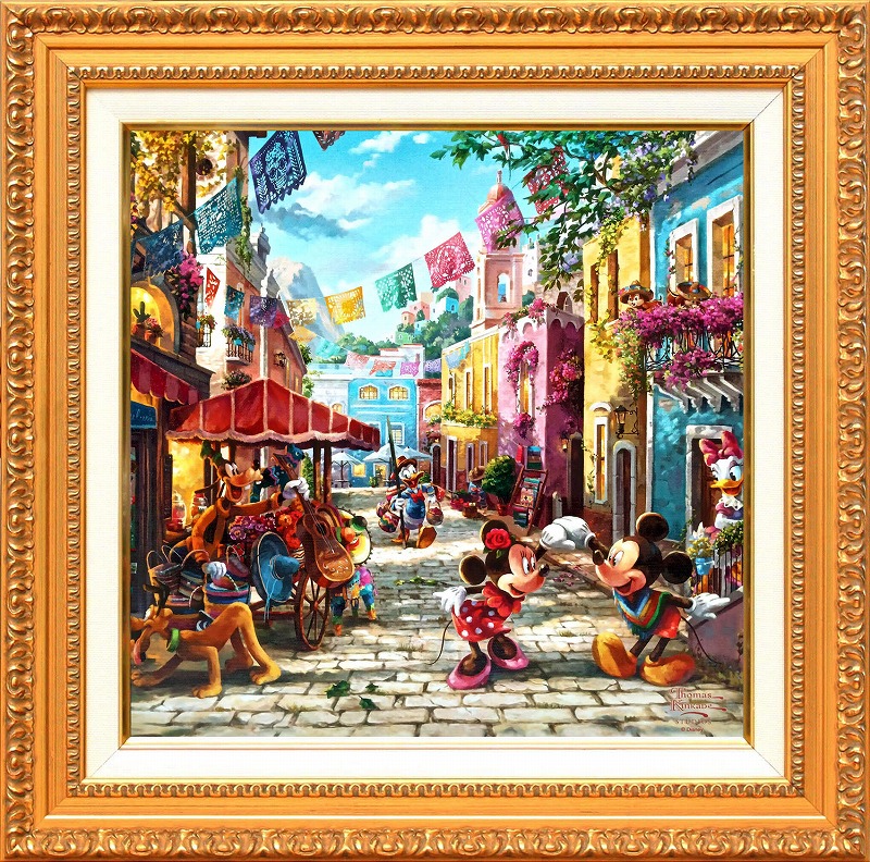 額縁込みメキシコ画家ミッドセンチュリー 額縁込みメキシコ画家ミッド