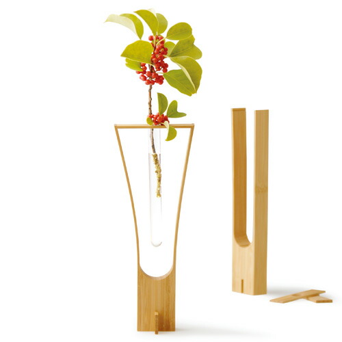 楽天市場】TEORI 竹の 一輪挿し HOLLOW ナチュラルオイル仕上げ 木製