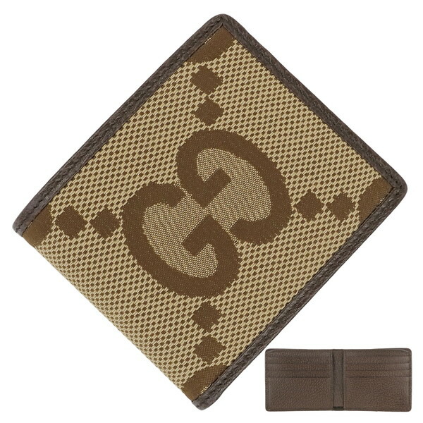 楽天市場】【新品】 グッチ 二つ折り財布 札入れ 小銭入れ無し