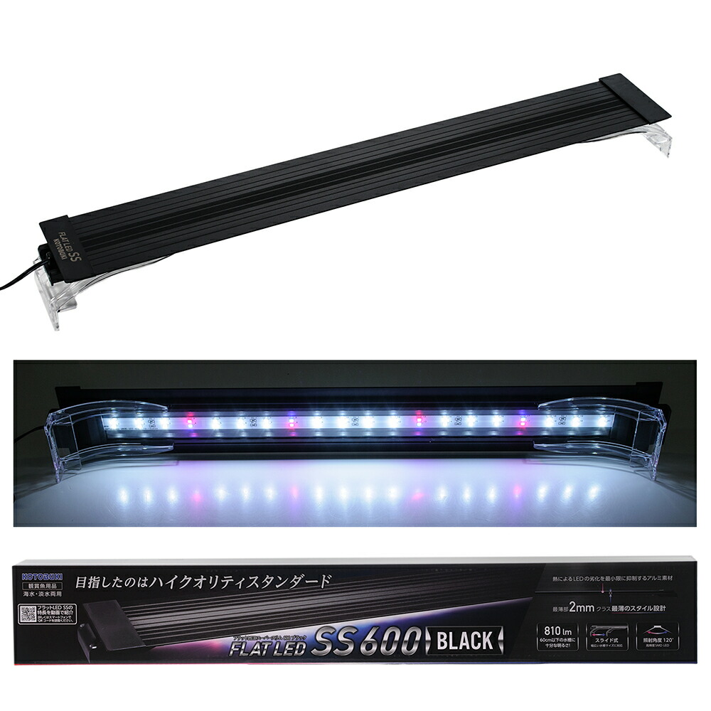 ☆即決☆ ニッソー LEDライナー600 ブラック 60cm用
